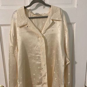 Cream Color Susan Hutton Blouse